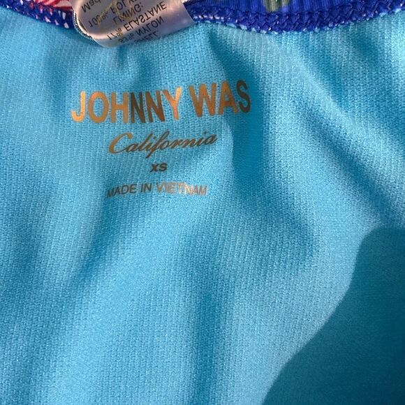 NWT JOHNNY WAS RAINBOW TWIST KEYHOLE ONE PIECE - Picture 5 of 11